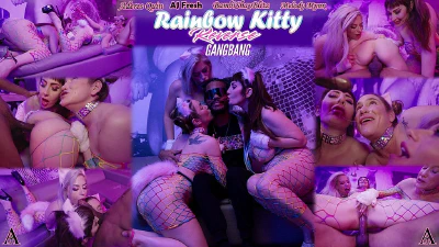 Cover for 'Rainbow Kitty Reverse Gangbang'